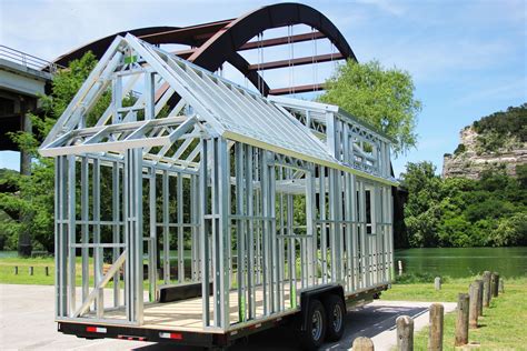 tiny house metal frame|metal framing for tiny house.